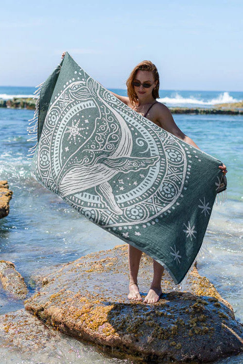 Sandcloud Ziggy the Whale Towel
