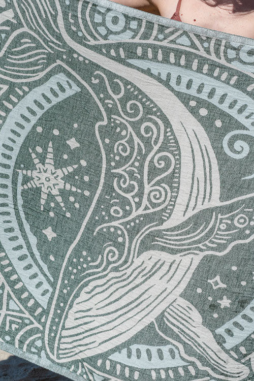 Sandcloud Ziggy the Whale Towel