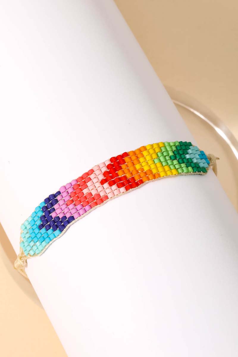 Rainbow Chevron Bracelet