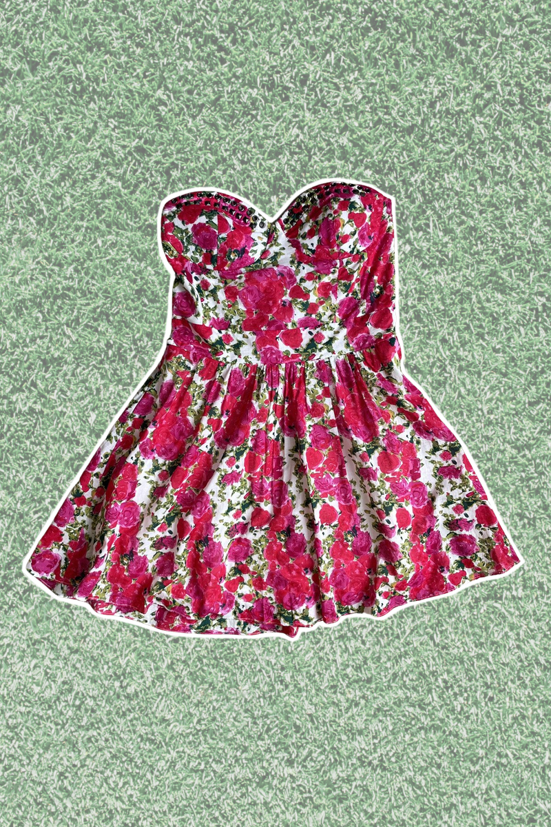 Studded Flower Dress
