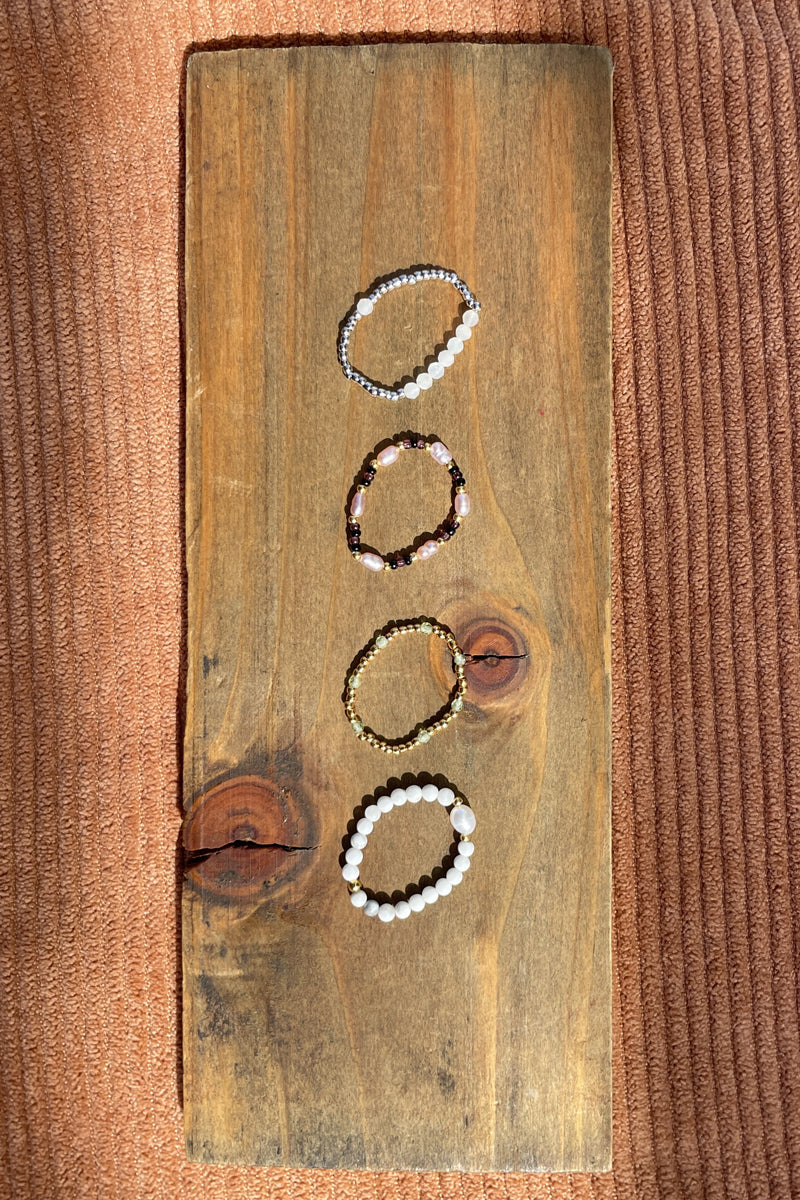 beaded rings