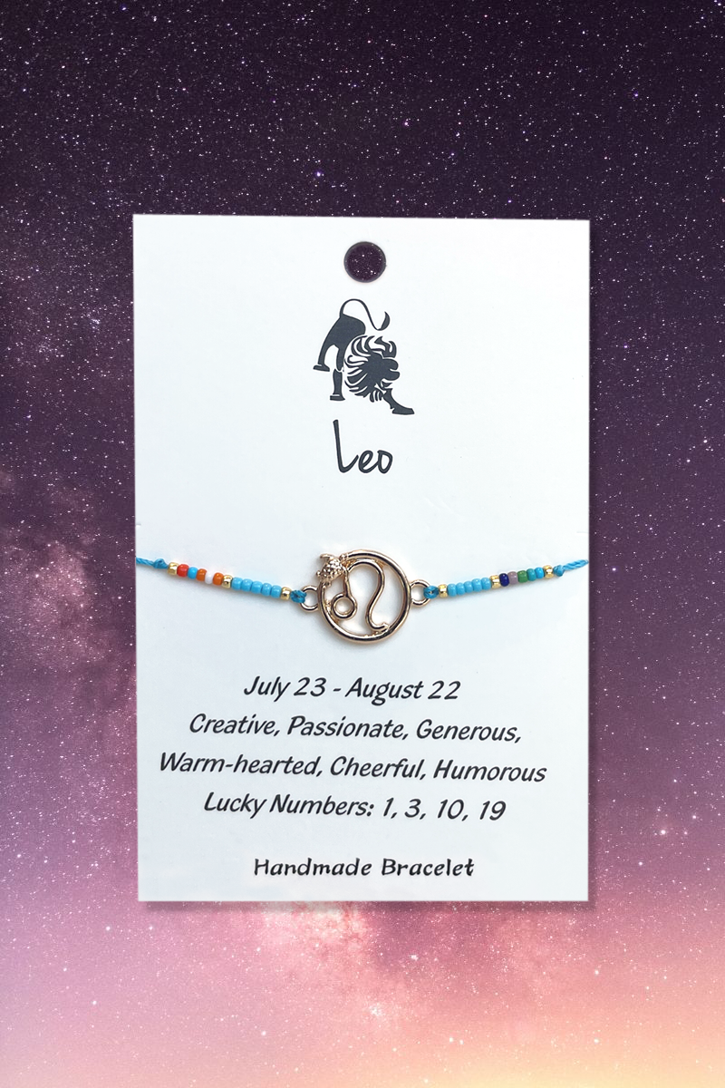 Leo Zodiac Wish Bracelet