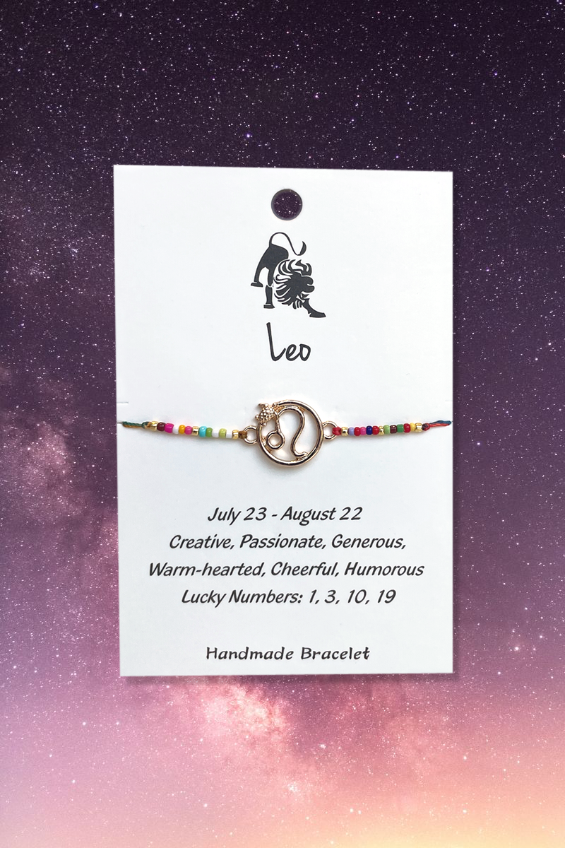 Leo Zodiac Wish Bracelet