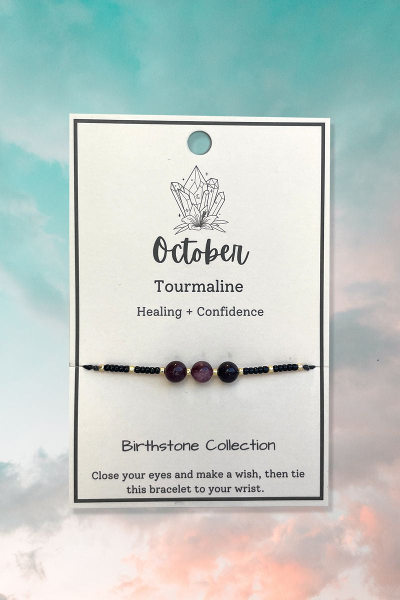 October Birthstone Wish Bracelet