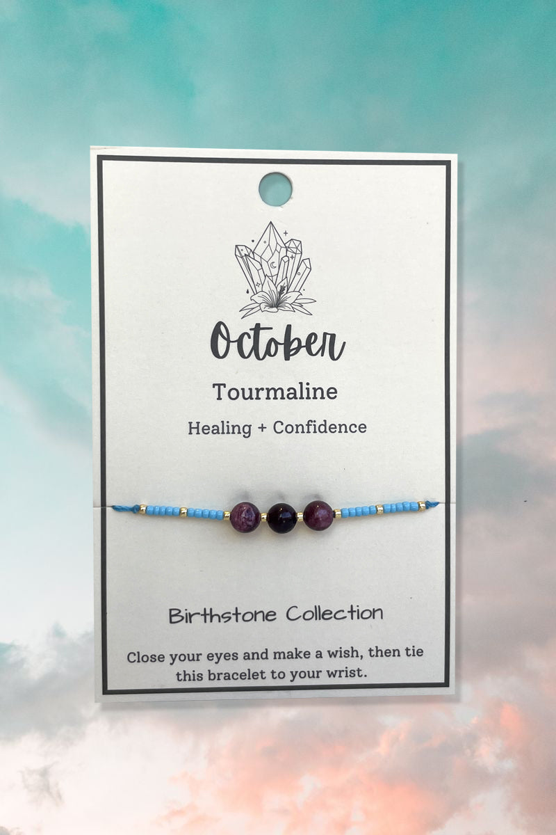 October Birthstone Wish Bracelet