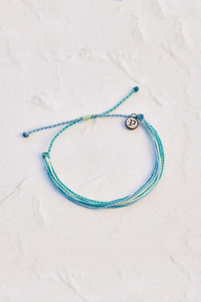 pura vida string bracelet blue swell