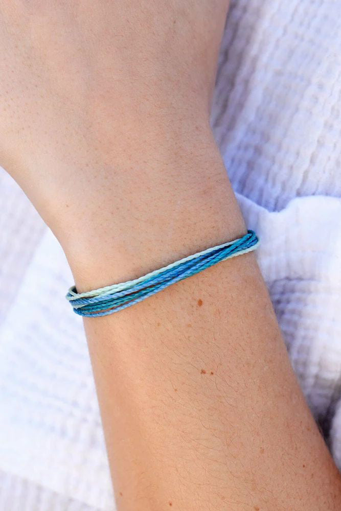 pura vida string bracelet blue swell