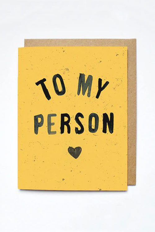 To My Person Card