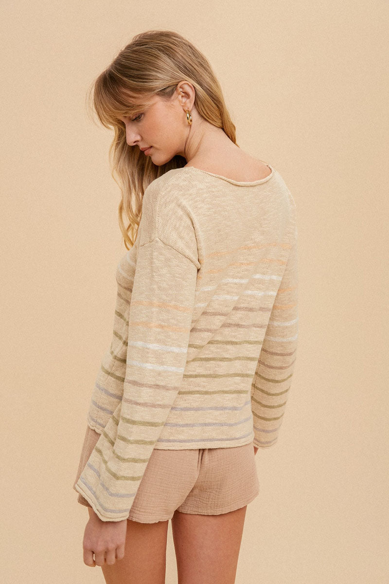 Faye Striped Sweater