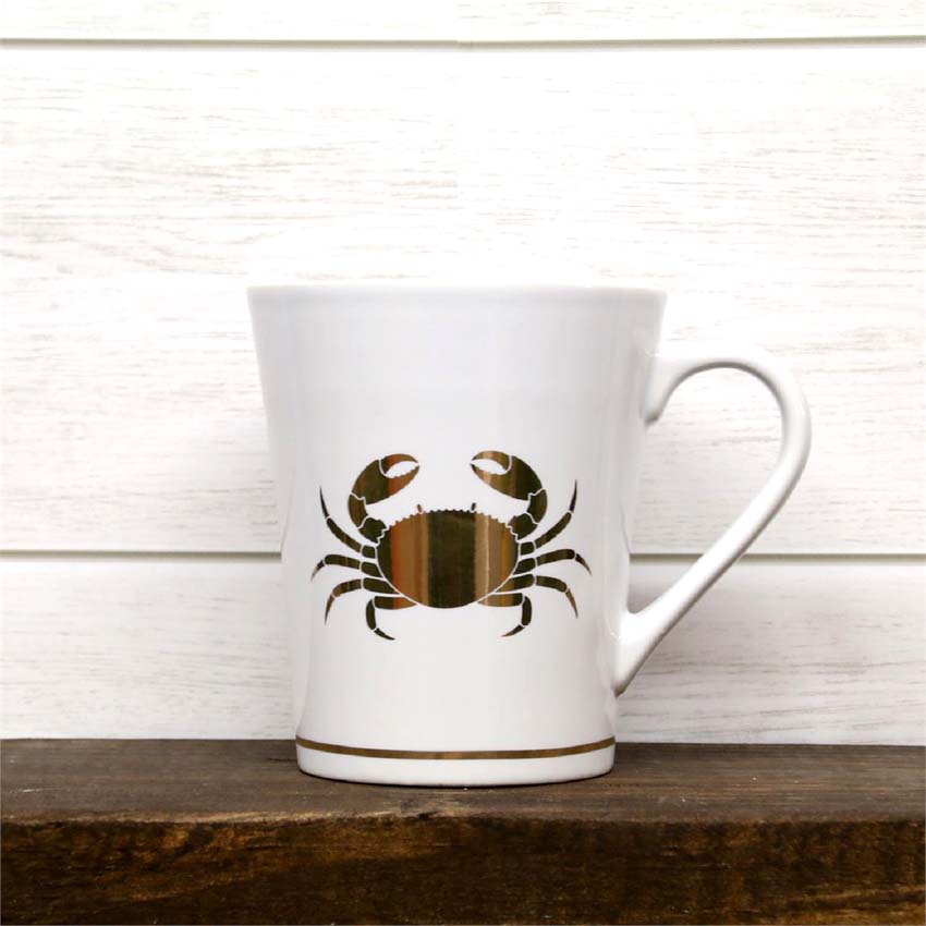 Gold Crab Mug