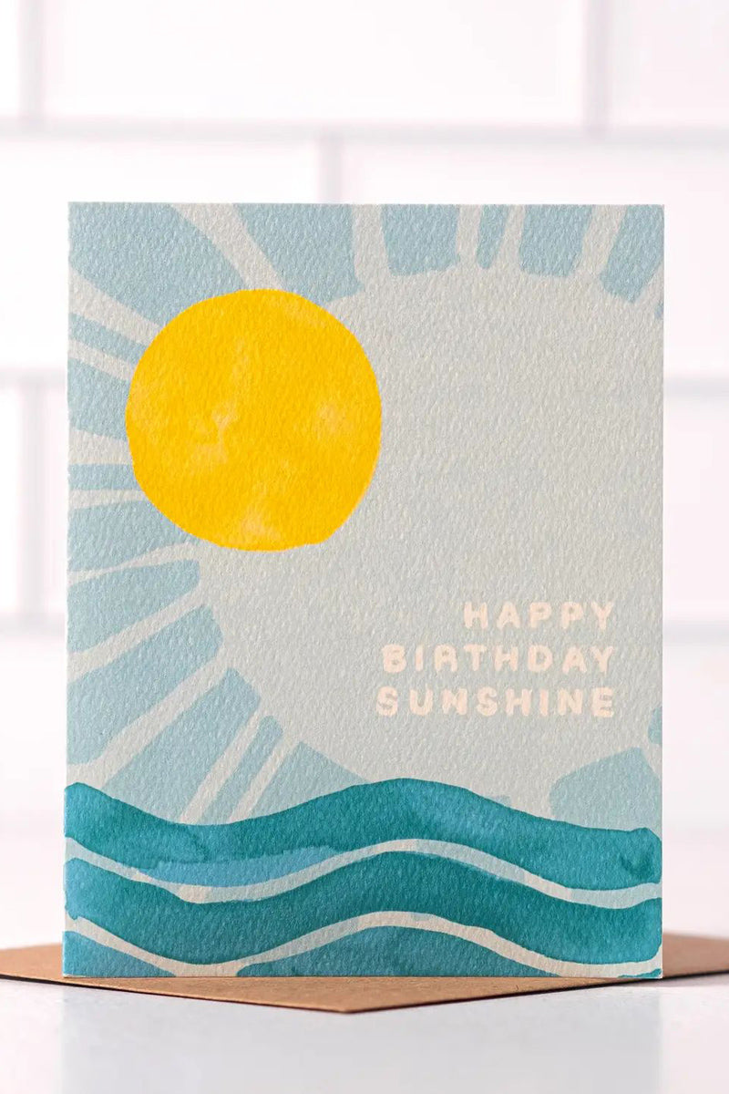 Happy Birthday Sunshine Card
