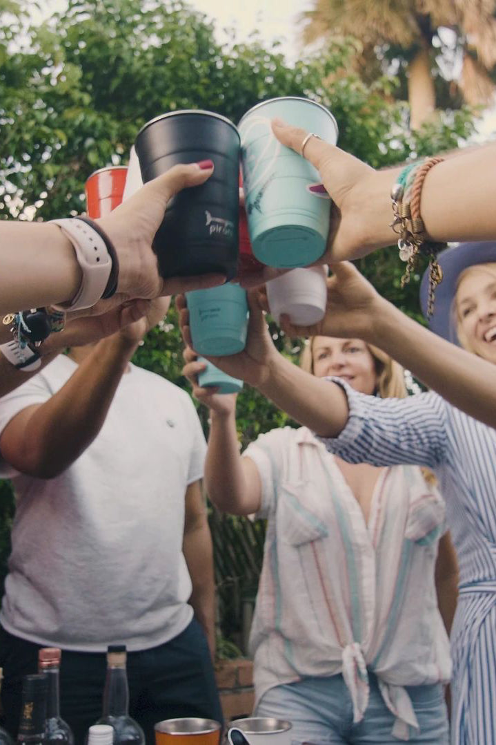 Pirani Stainless Steel Insulated Tumbler Party Red