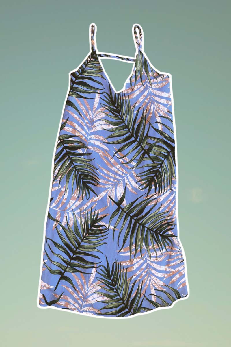Slinky Tropical Dress