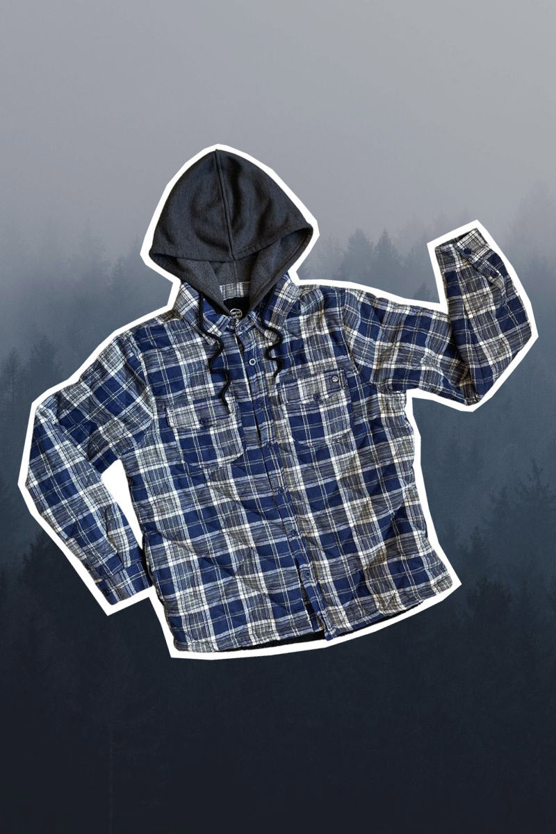 Cedar Hooded Flannel