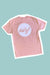 surf classic tee pink