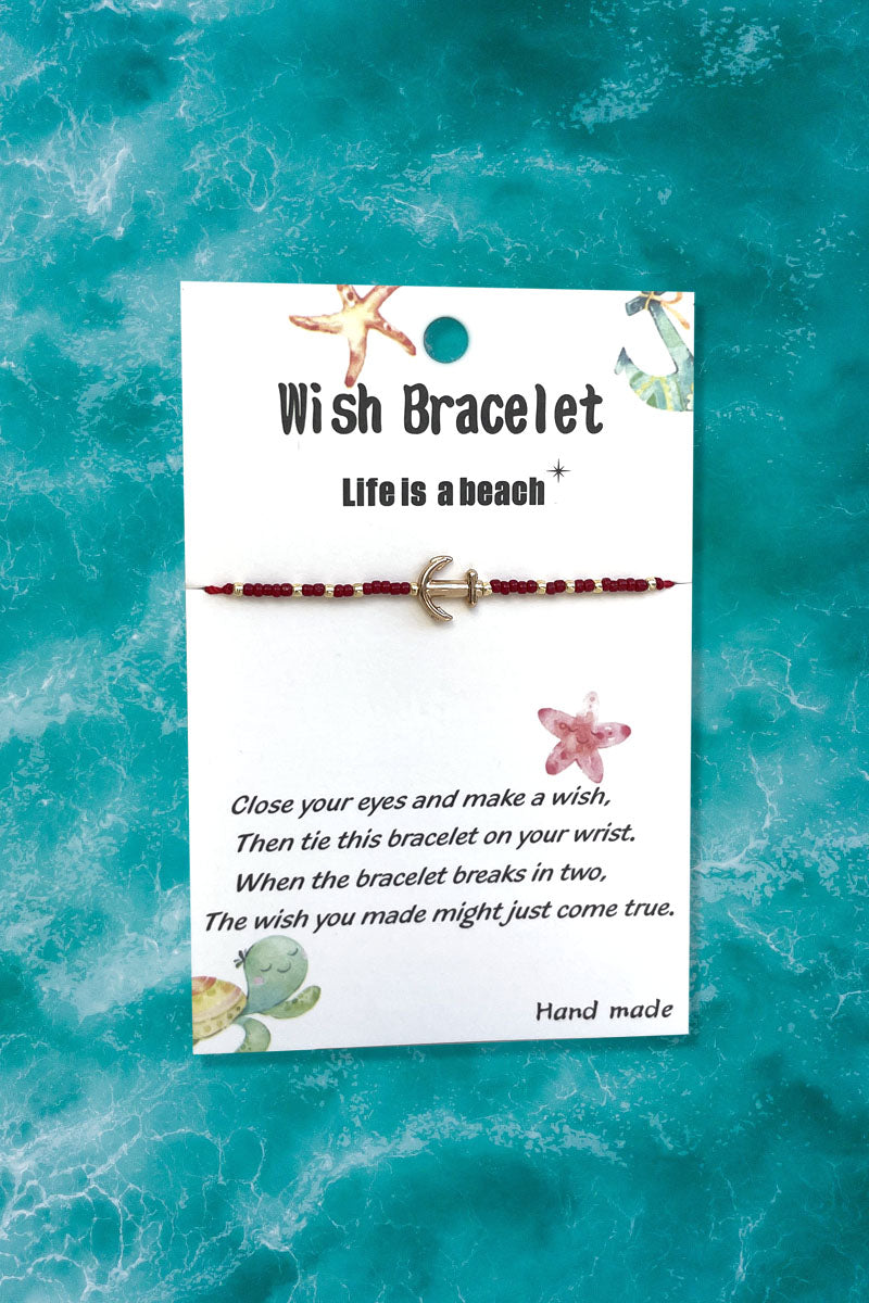 Anchor Wish Bracelet