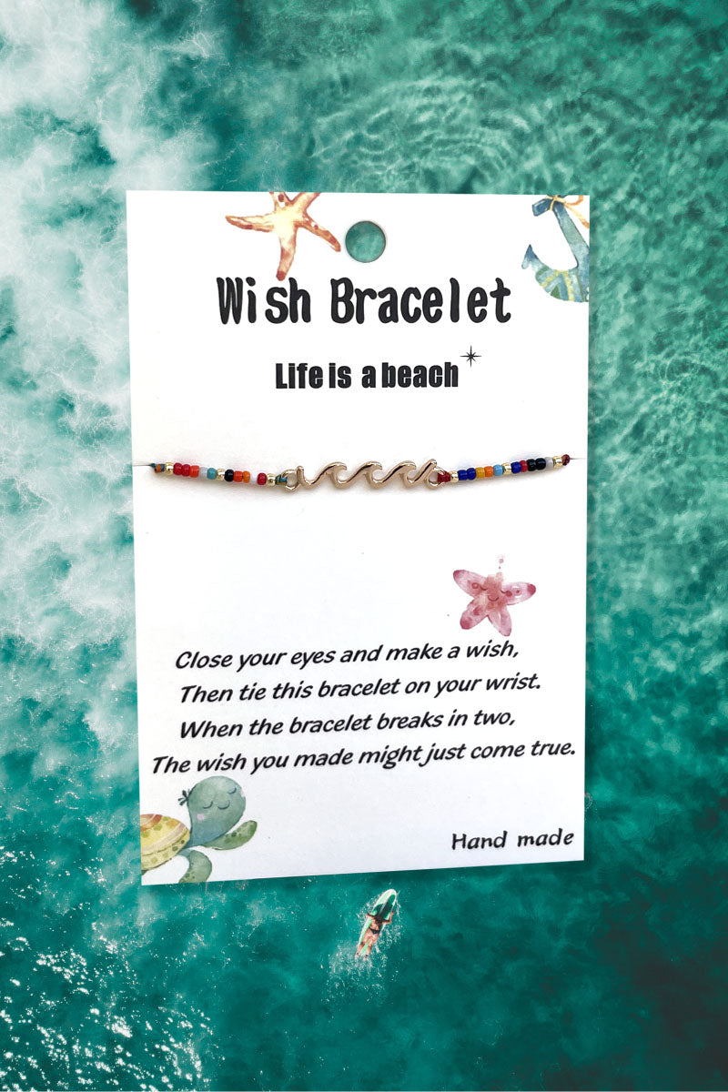 Triple Wave Wish Bracelet