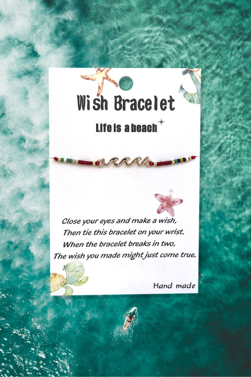 Triple Wave Wish Bracelet