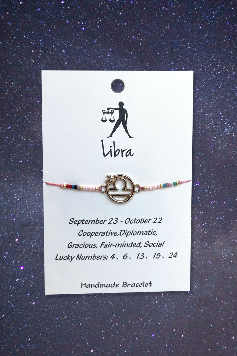 Libra Zodiac Wish Bracelet