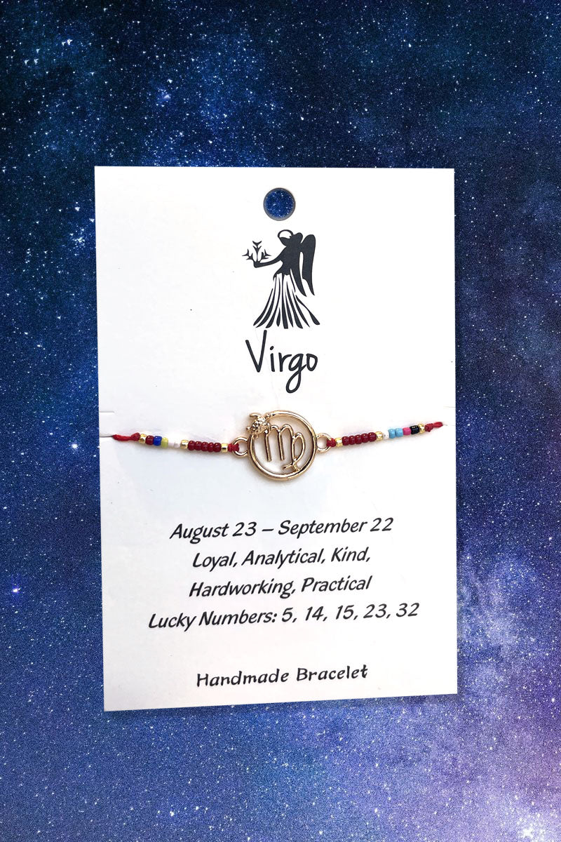 Virgo Zodiac Wish Bracelet
